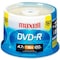 Maxell Maxell DVD Recordable Media, MAX638011, DVD-R Media, 16x Speed, 4.70 GB Capcity 638011 - alternate 1
